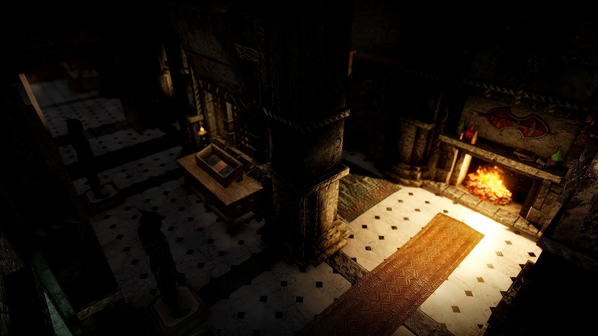 JK's Blue Palace Terrace mod for The Elder Scrolls V: Skyrim Special Edition