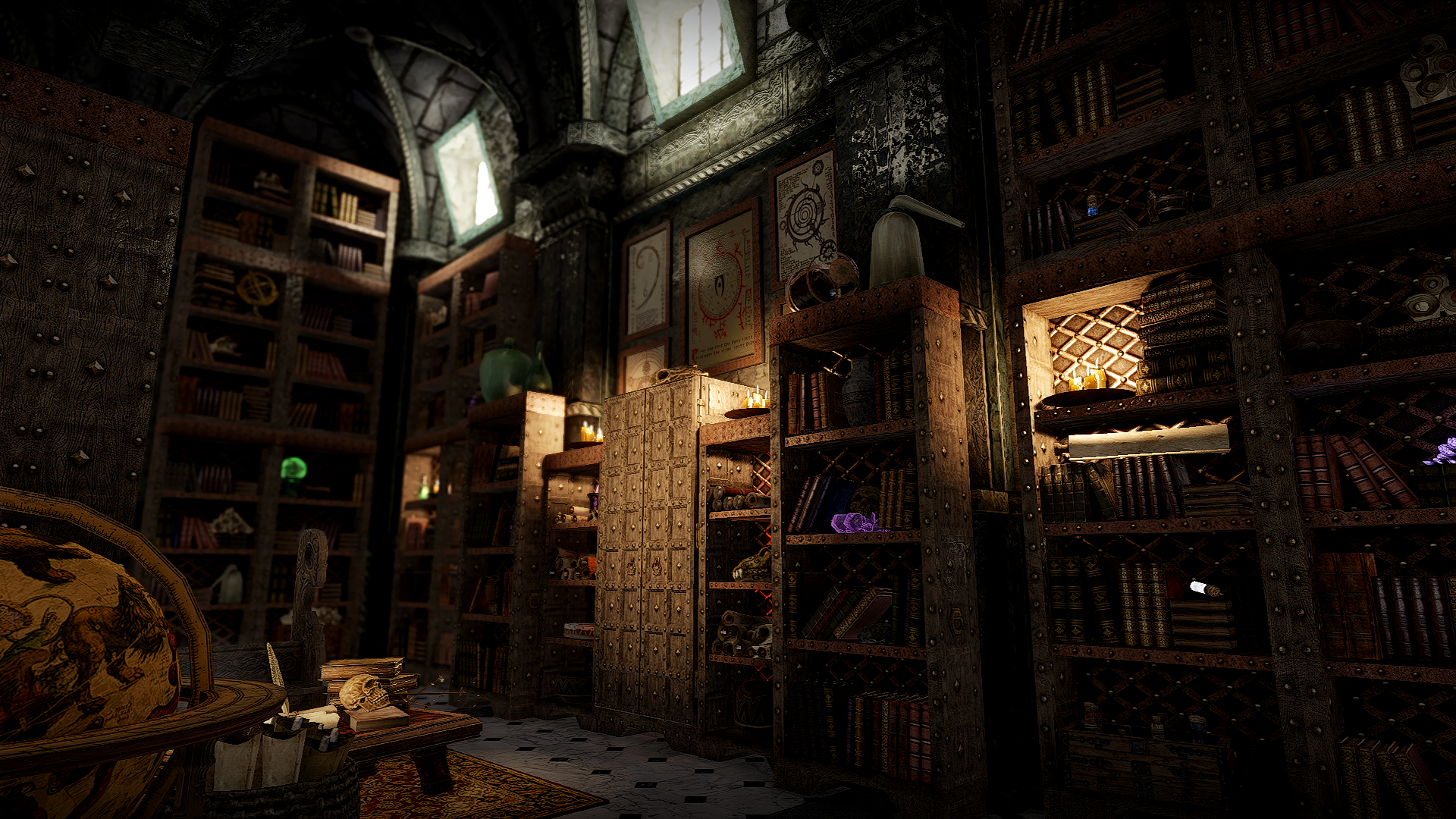 JK's Blue Palace Terrace mod for The Elder Scrolls V: Skyrim Special Edition