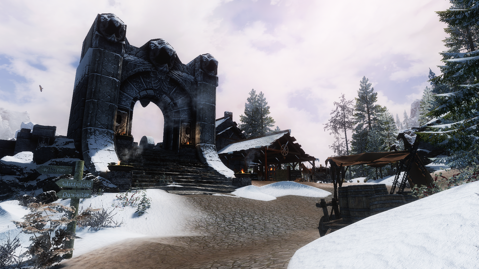 JK's Windhelm Outskirts Patch Collection mod for The Elder Scrolls V: Skyrim Special Edition