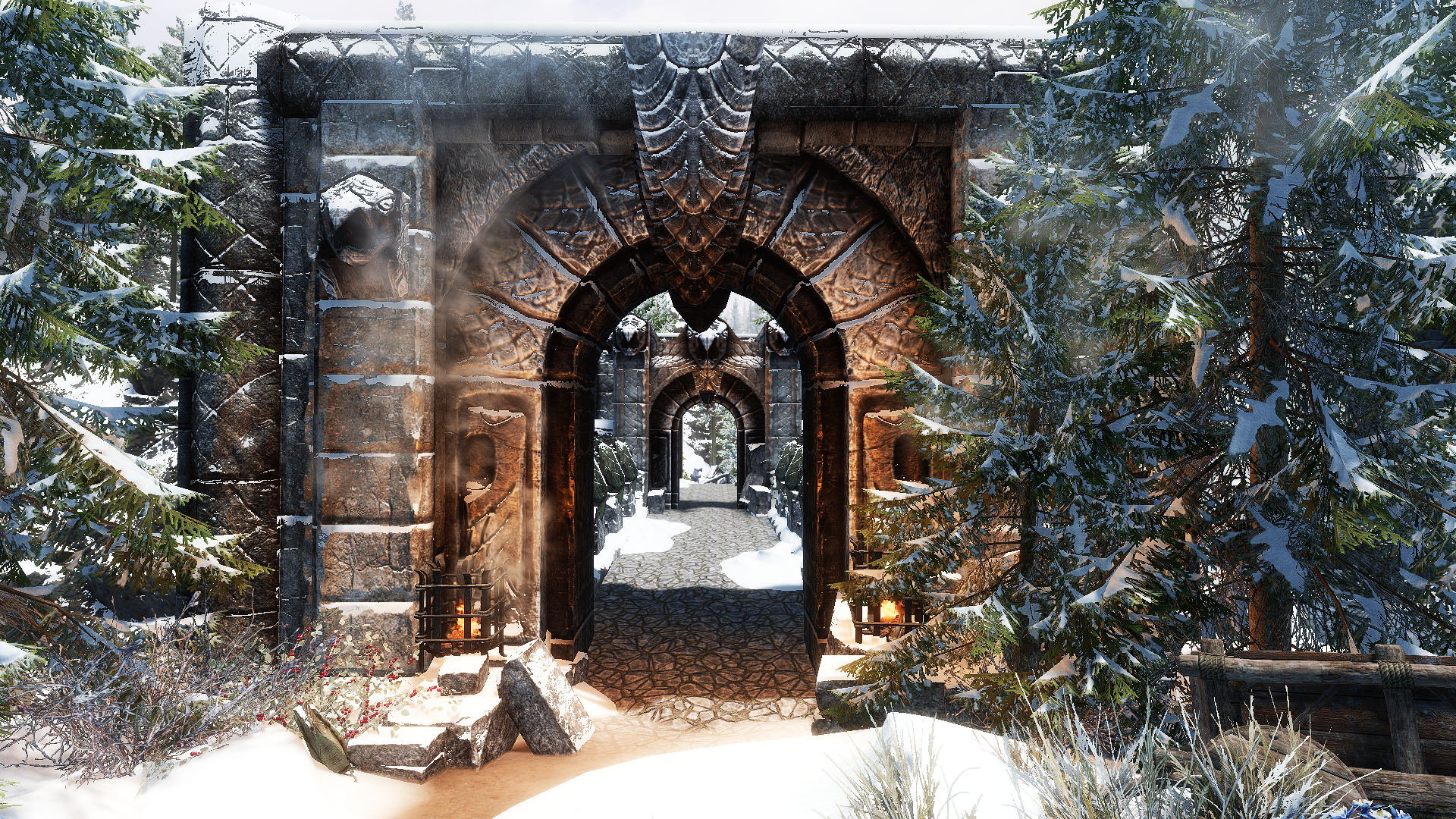 JK's Windhelm Outskirts Patch Collection mod for The Elder Scrolls V: Skyrim Special Edition