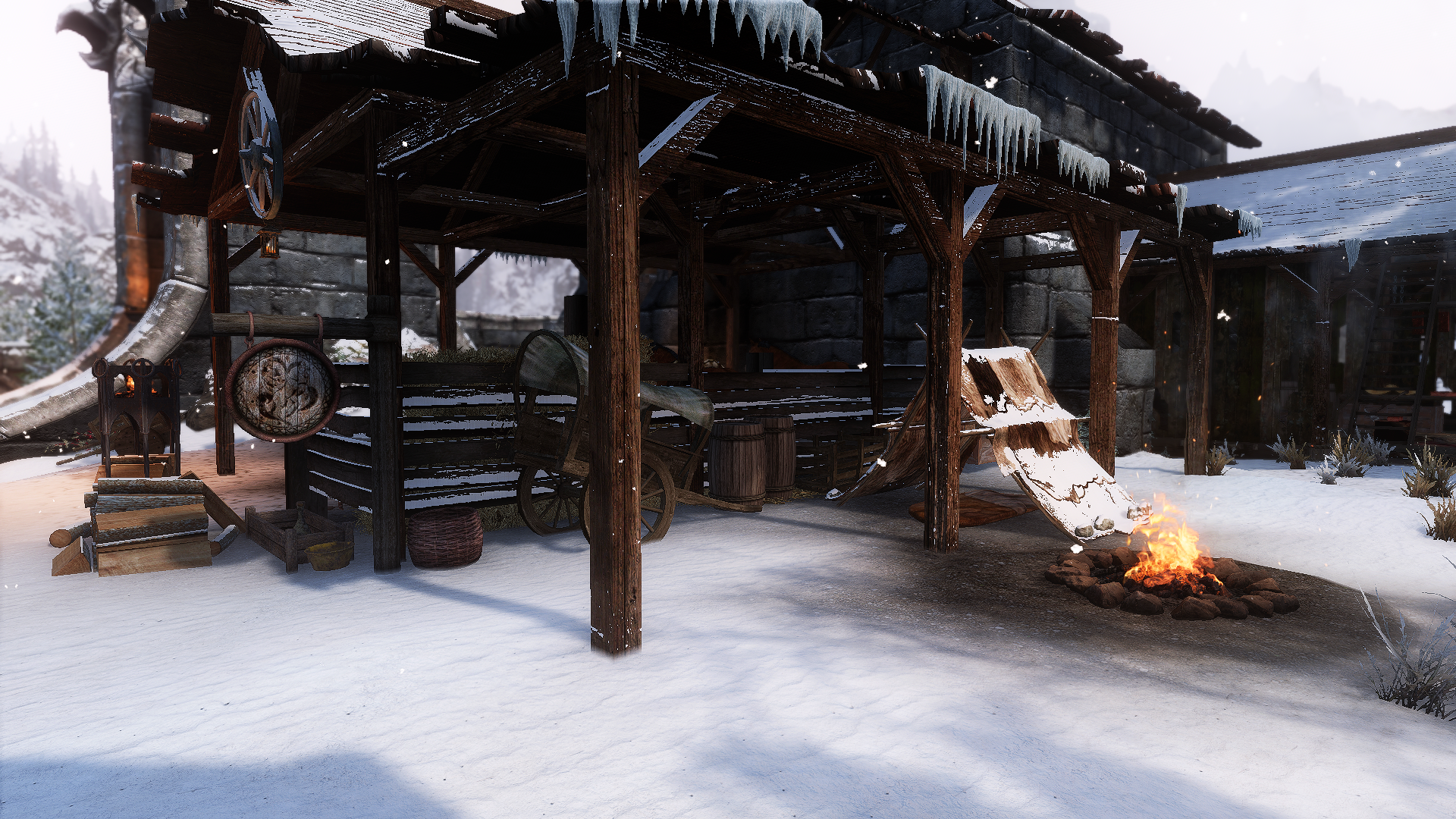 JK's Windhelm Outskirts Patch Collection mod for The Elder Scrolls V: Skyrim Special Edition