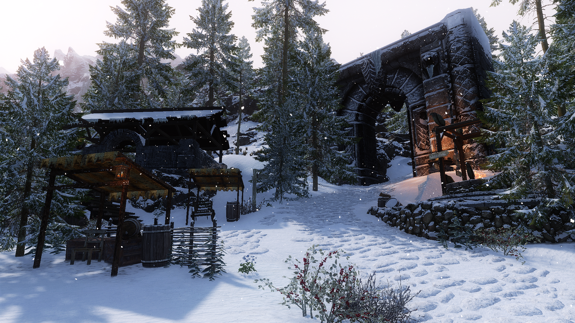 JK's Windhelm Outskirts Patch Collection mod for The Elder Scrolls V: Skyrim Special Edition