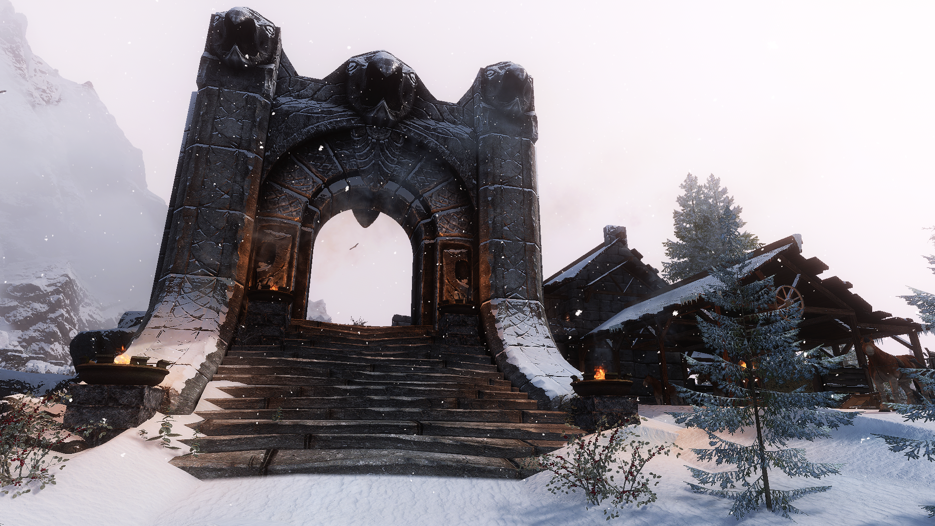 JK's Windhelm Outskirts Patch Collection mod for The Elder Scrolls V: Skyrim Special Edition