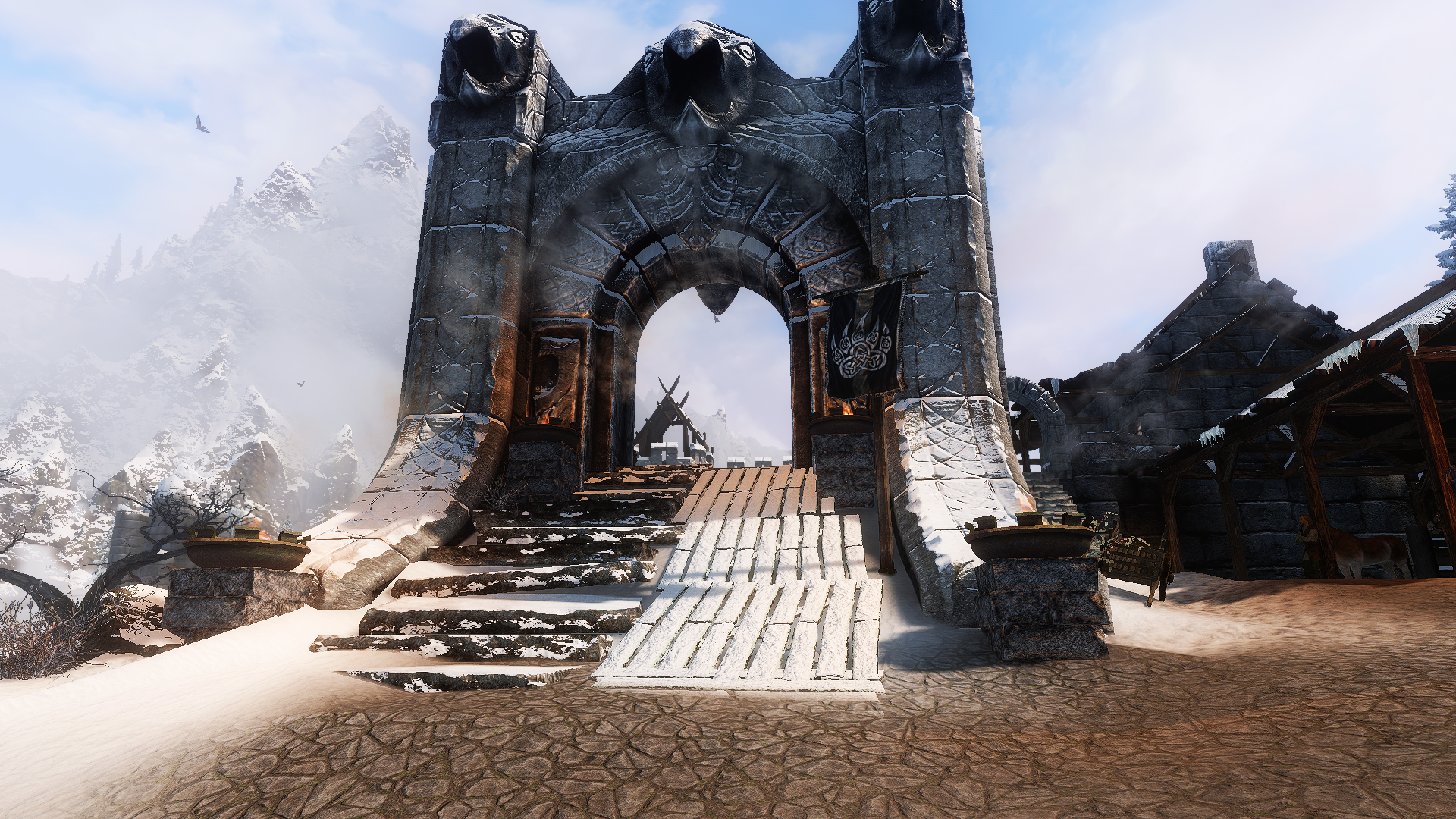 JK's Windhelm Outskirts Patch Collection mod for The Elder Scrolls V: Skyrim Special Edition