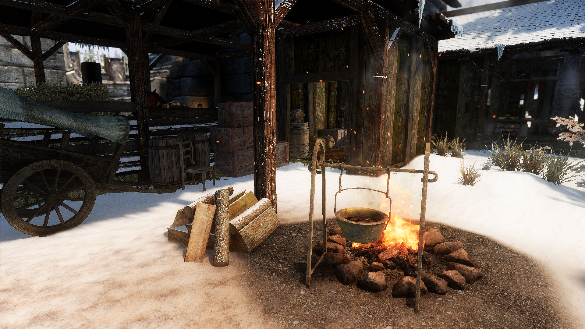 JK's Windhelm Outskirts Patch Collection mod for The Elder Scrolls V: Skyrim Special Edition