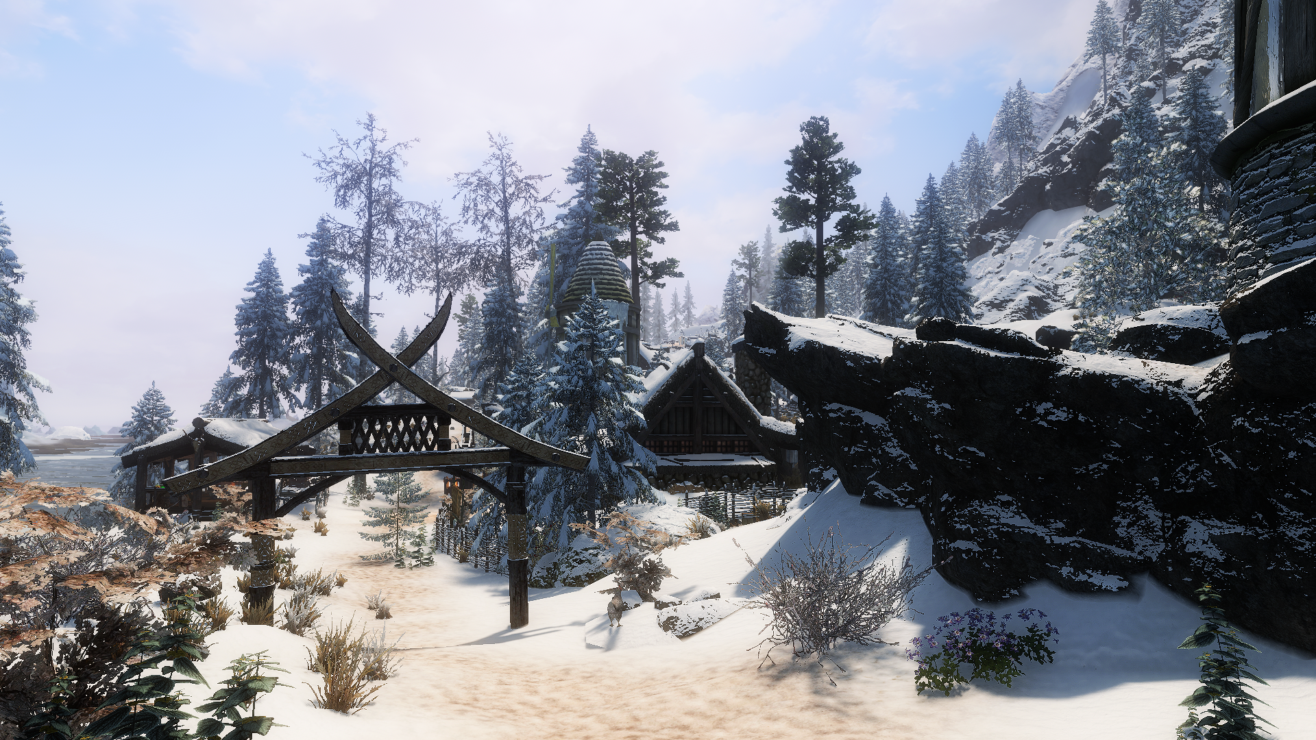 JK's Windhelm Outskirts Patch Collection mod for The Elder Scrolls V: Skyrim Special Edition