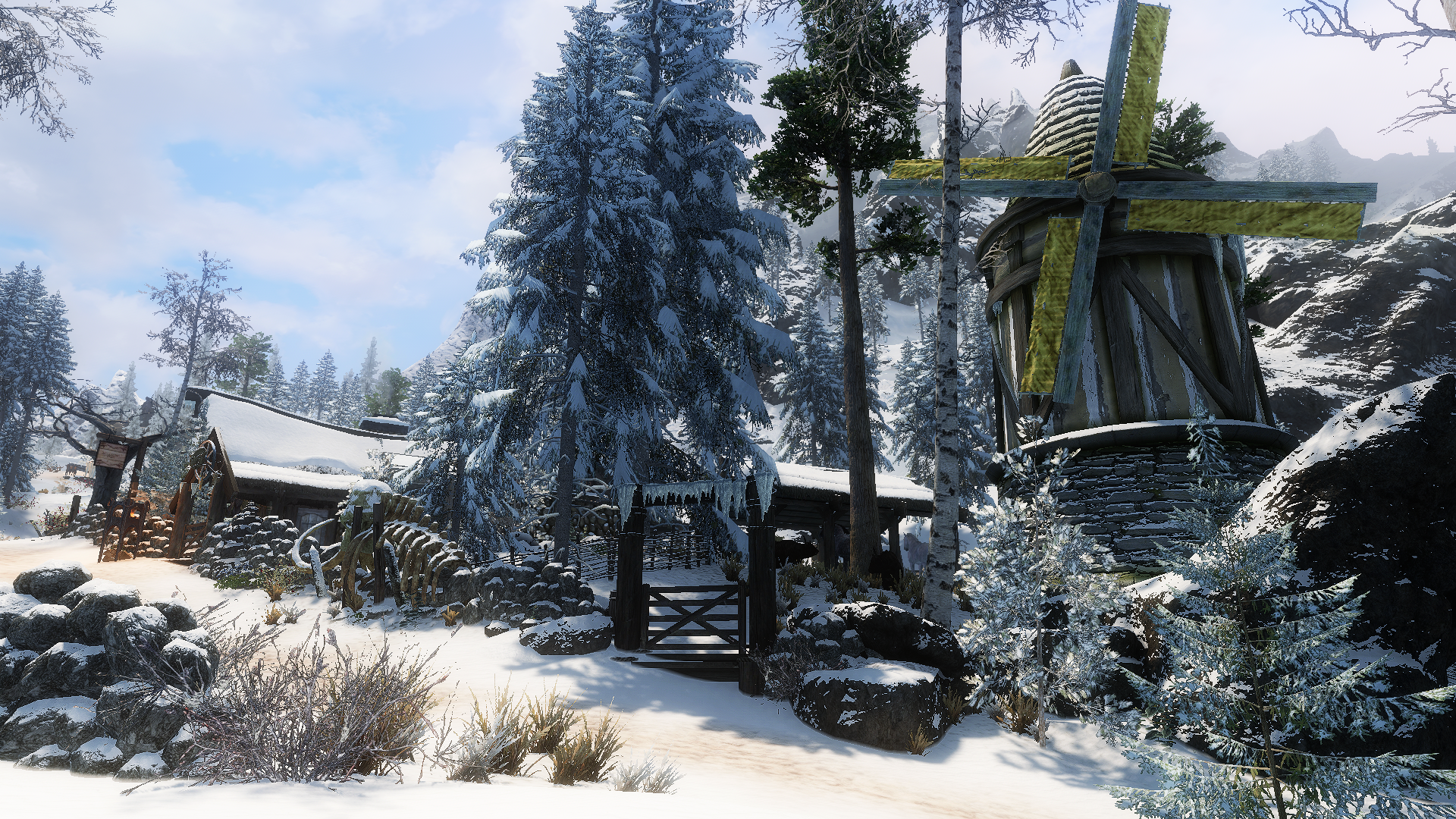 JK's Windhelm Outskirts Patch Collection mod for The Elder Scrolls V: Skyrim Special Edition