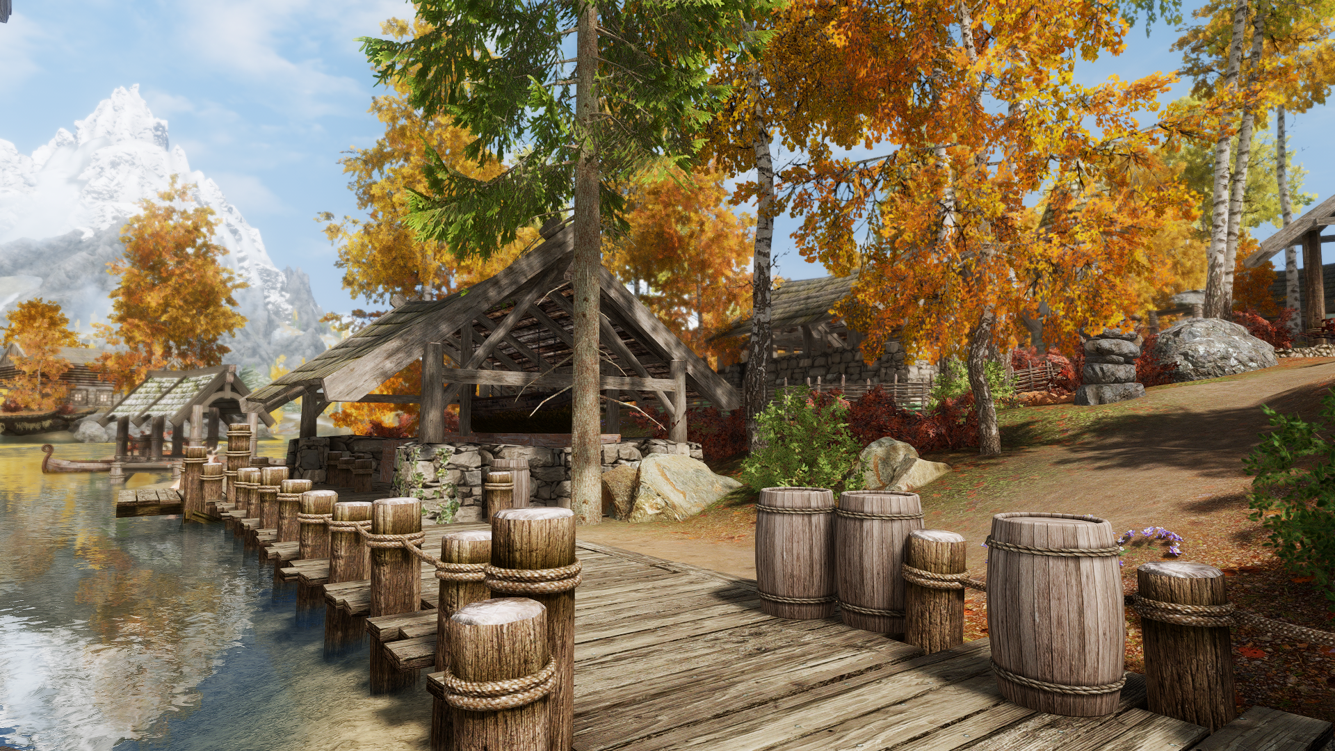 JK's Riften Outskirts Patch Collection mod for The Elder Scrolls V: Skyrim Special Edition