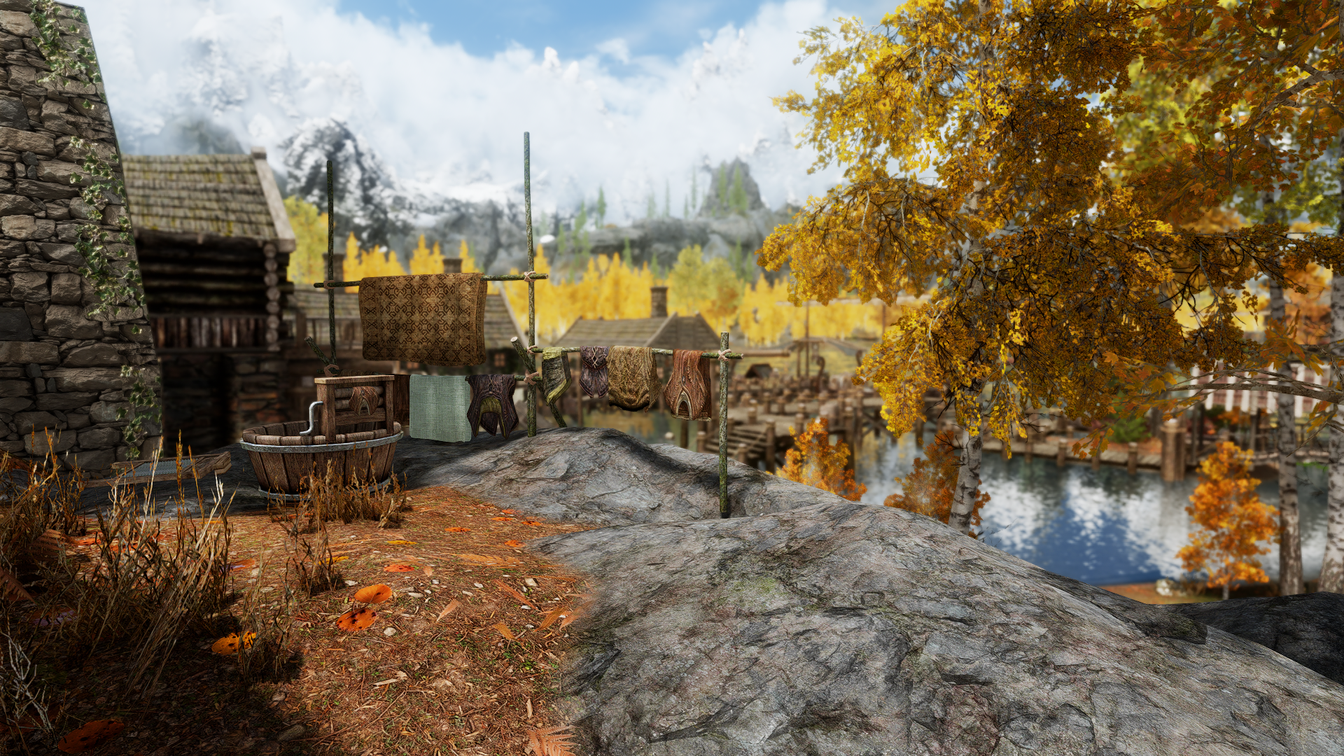 JK's Riften Outskirts Patch Collection mod for The Elder Scrolls V: Skyrim Special Edition