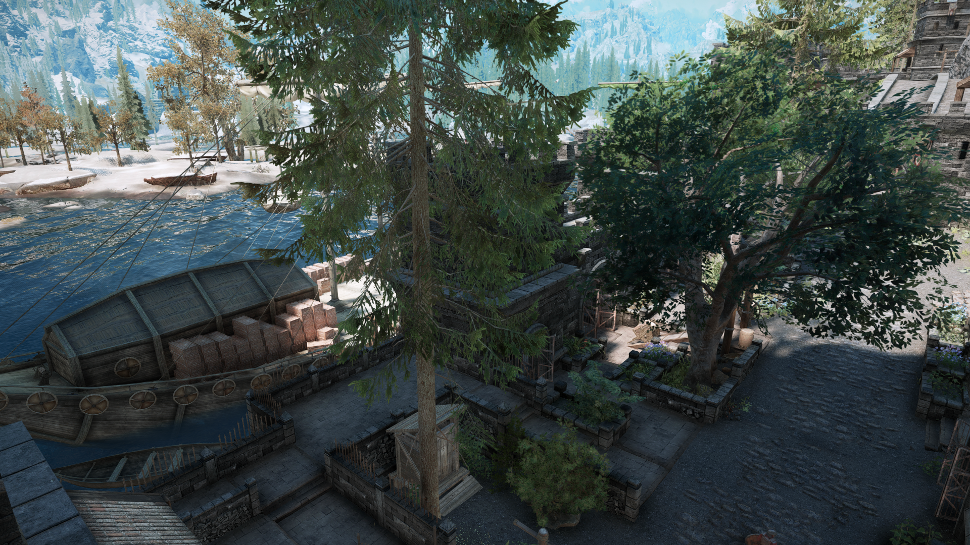 JK's Solitude Outskirts Patch Collection mod for The Elder Scrolls V: Skyrim Special Edition