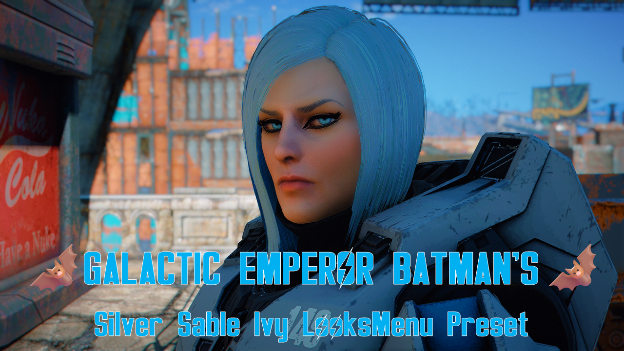 Silver Sable Ivy LooksMenu Preset mod for Fallout 4