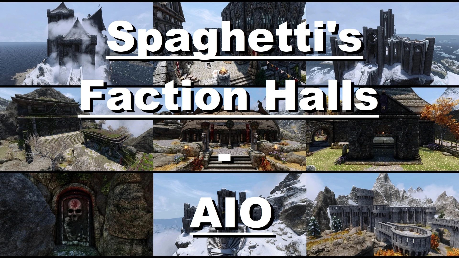 Spaghetti's Faction Halls - AIO - LE mod for Skyrim