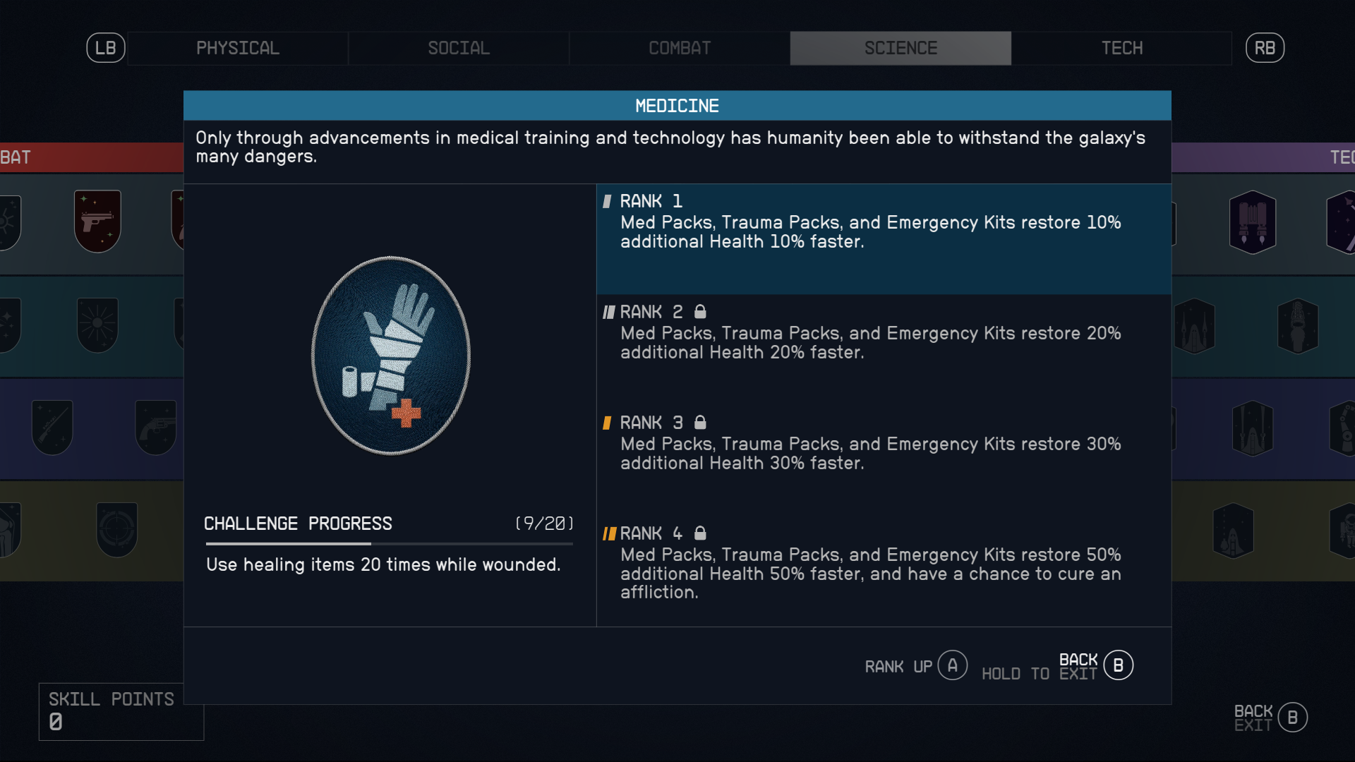 Cyclic Med Packs mod for Starfield