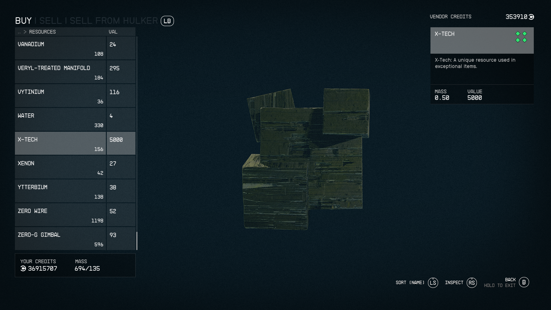 Lucky Larry's Legendary Trading mod for Starfield