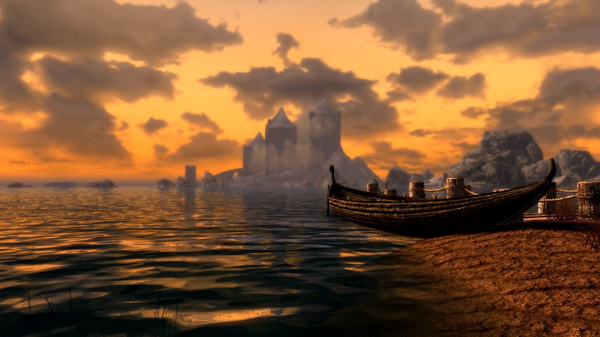 Summer Skies mod for The Elder Scrolls V: Skyrim Special Edition