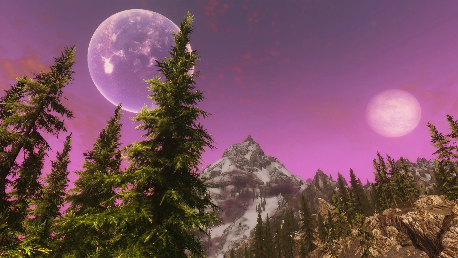 Summer Skies mod for The Elder Scrolls V: Skyrim Special Edition