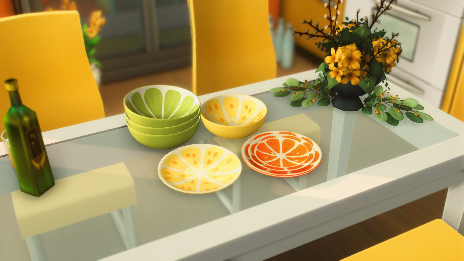Fruit Tableware mod for The Sims 4 