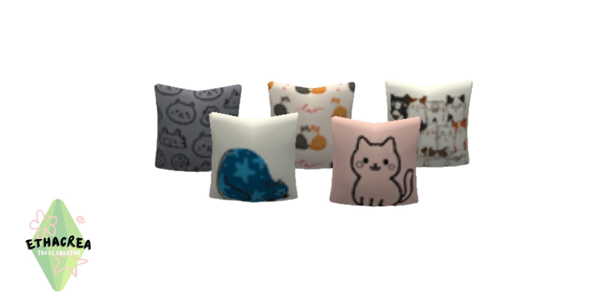 Cats Pillows mod for The Sims 4 
