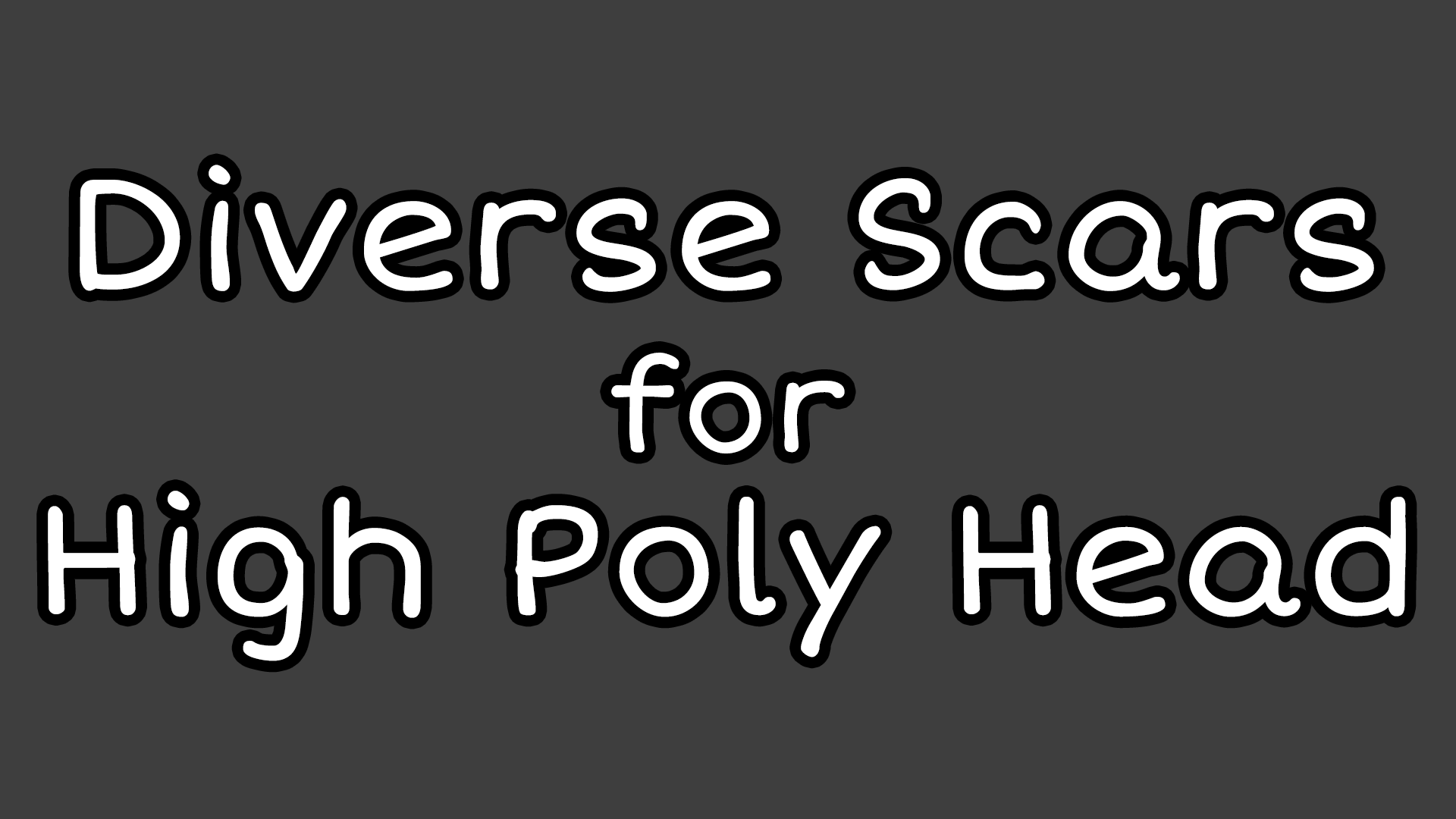 Diverse Scars for High Poly Head mod for The Elder Scrolls V: Skyrim Special Edition