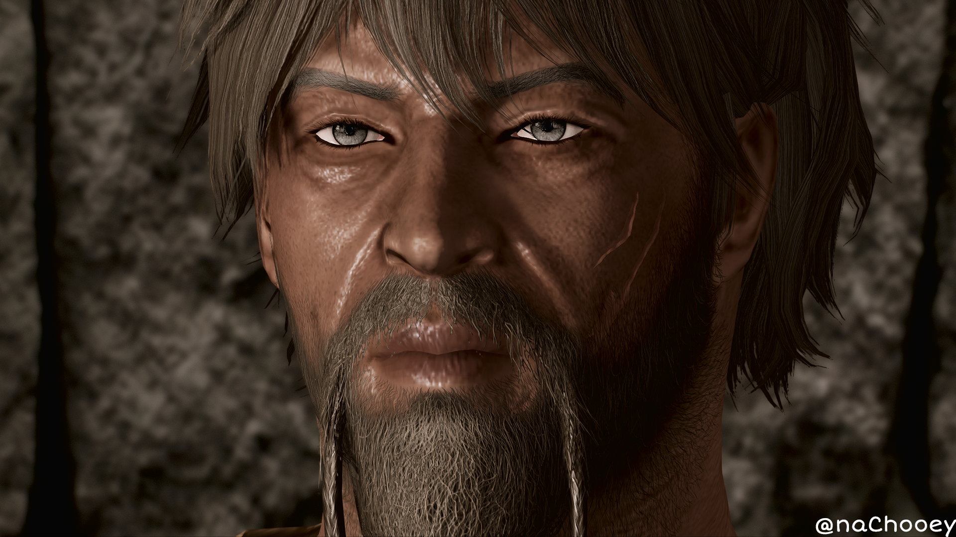 Beards by Hvergelmir for High Poly Head mod for The Elder Scrolls V: Skyrim Special Edition