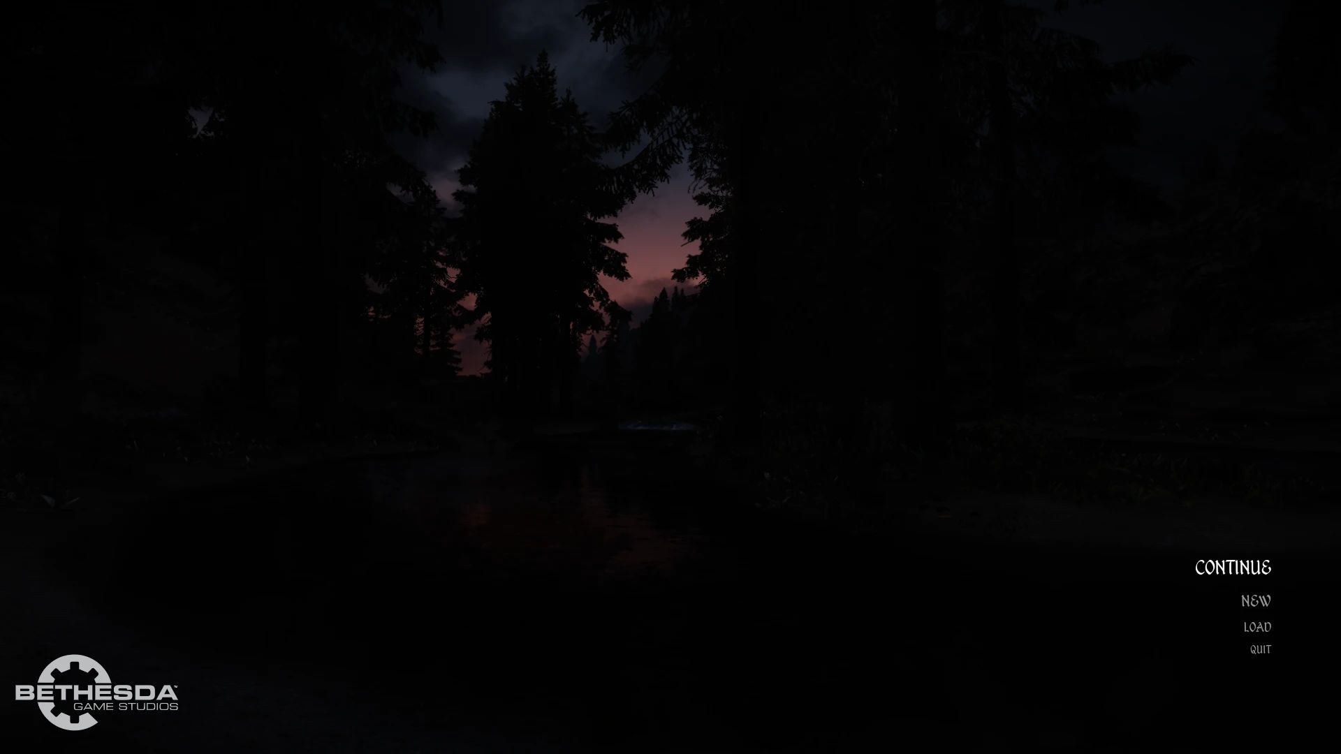 Tranquil - Main Menu Replacer mod for The Elder Scrolls V: Skyrim Special Edition