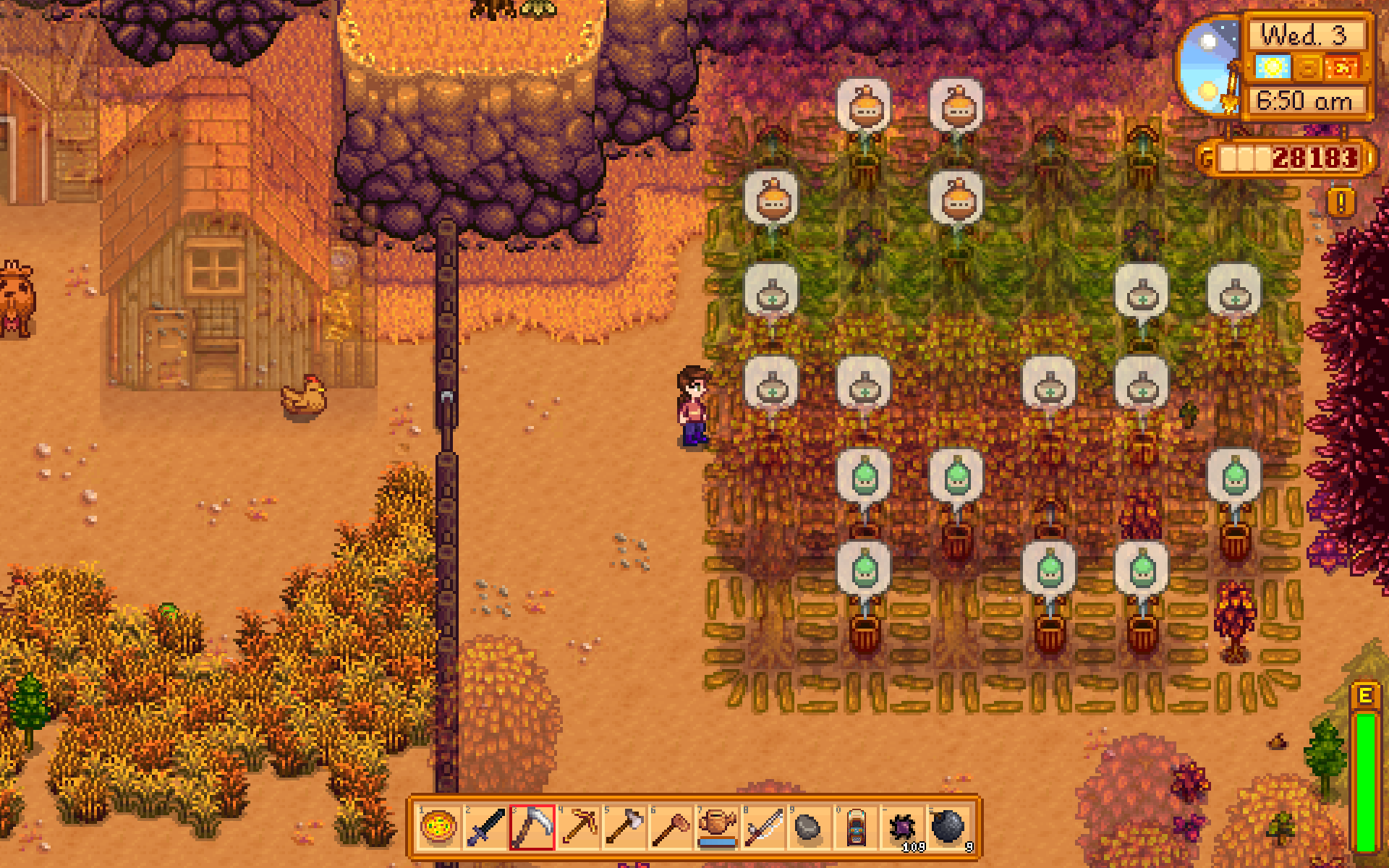 Transparency Settings mod for Stardew Valley