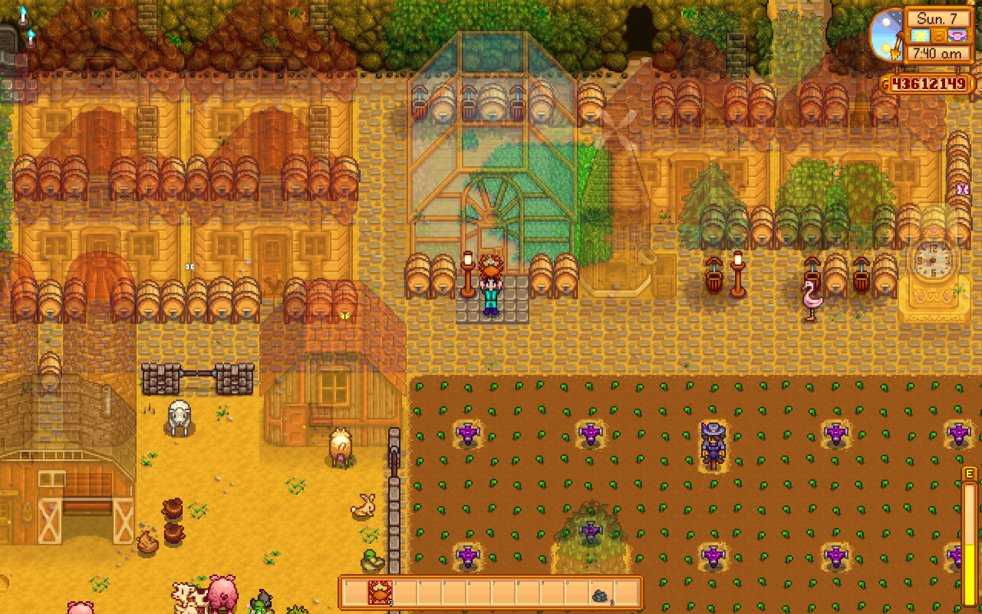 Transparency Settings mod for Stardew Valley