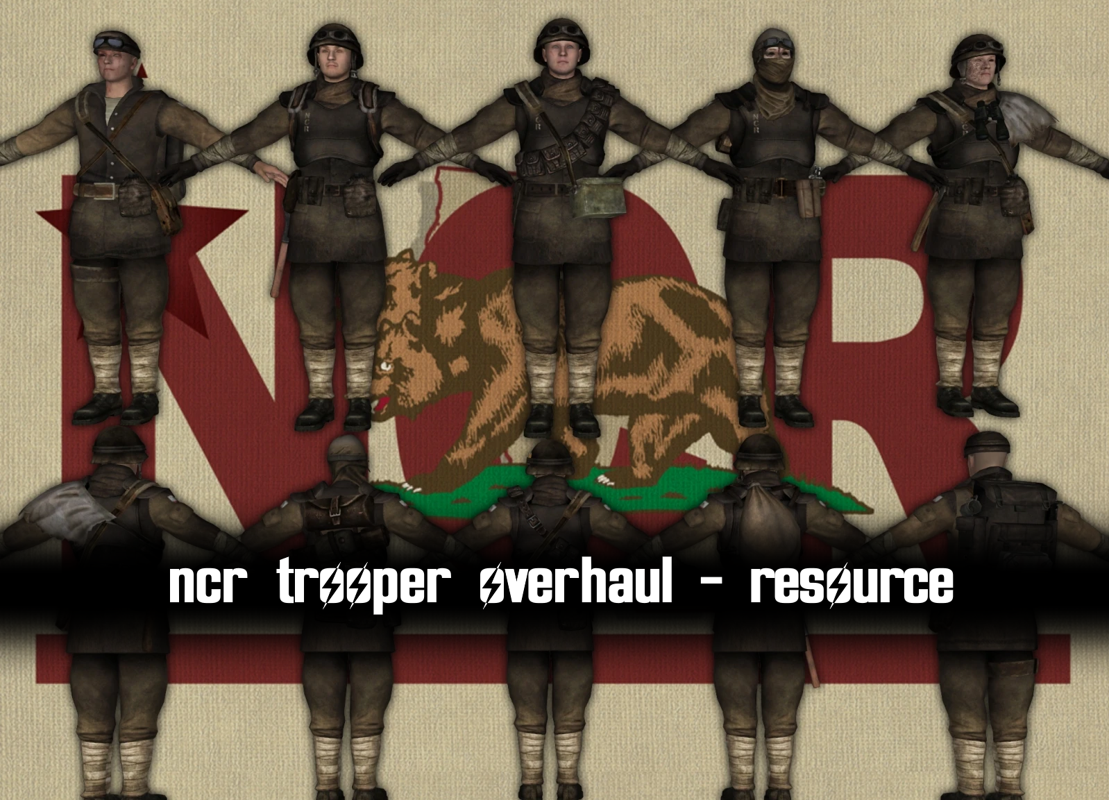 NCR Trooper Overhaul mod for Fallout: New Vegas