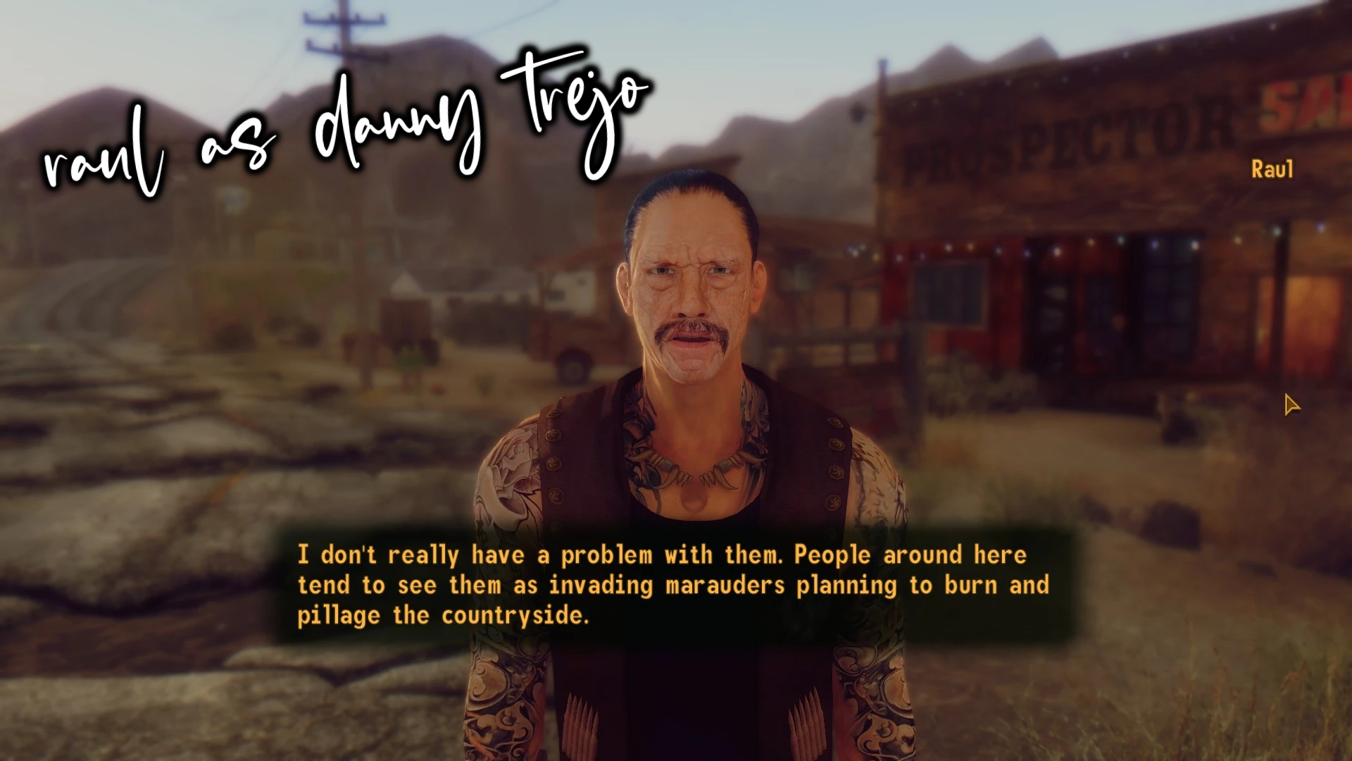 RAD - Raul As Danny (Trejo) mod for Fallout: New Vegas