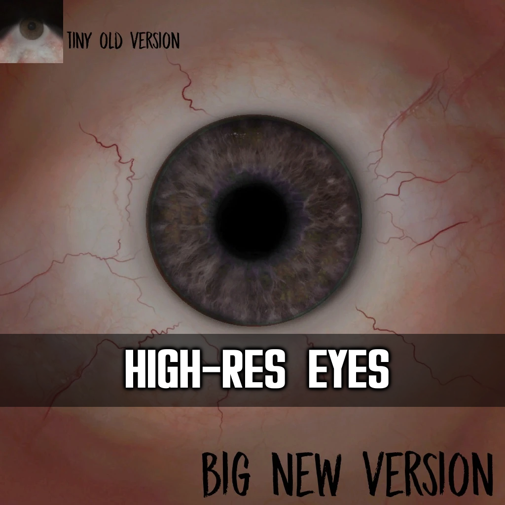 Drag's High-Res Eyes mod for Fallout: New Vegas