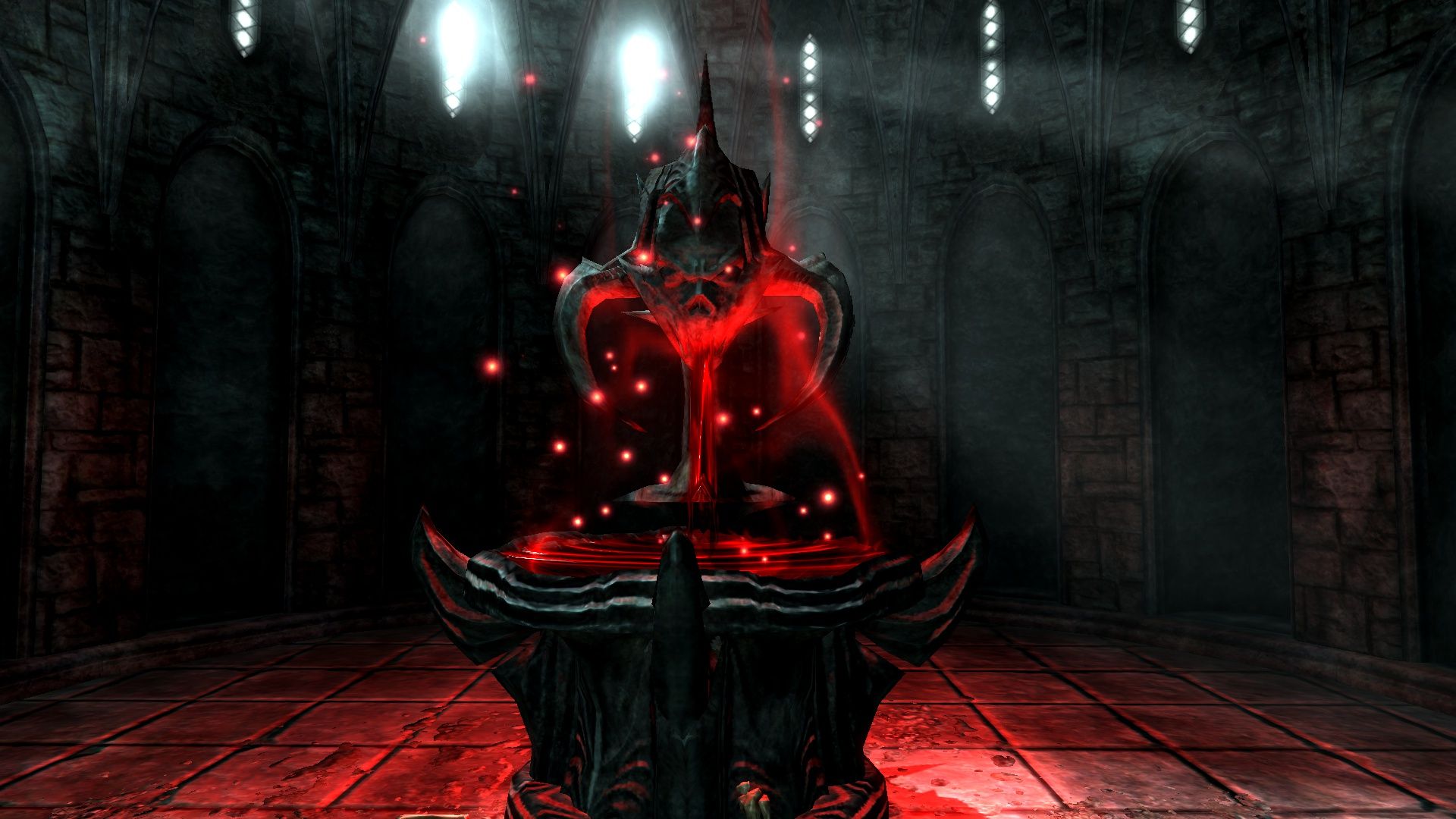 Volkihar Blood Font Main Menu Replacer mod for The Elder Scrolls V: Skyrim Special Edition