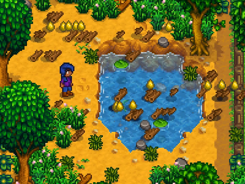 Waterproof Items mod for Stardew Valley