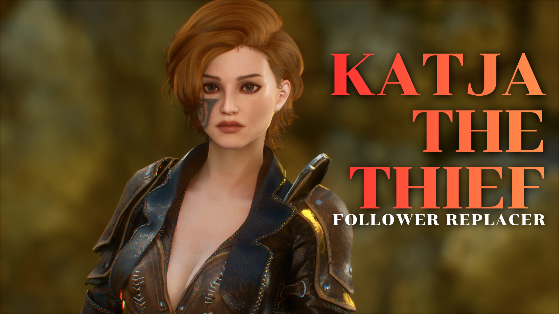 Katja the thief Replacer ESL mod for The Elder Scrolls V: Skyrim Special Edition