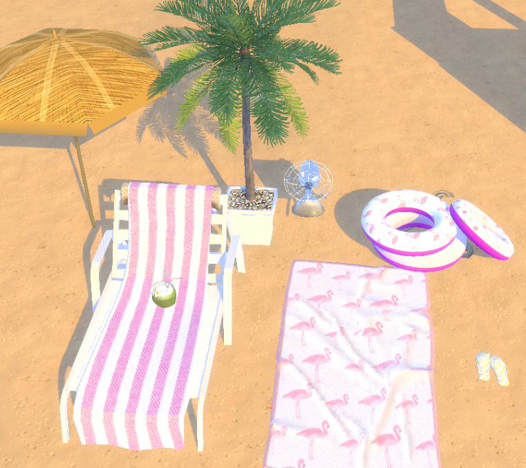 Beach Towels set mod for The Sims 4 