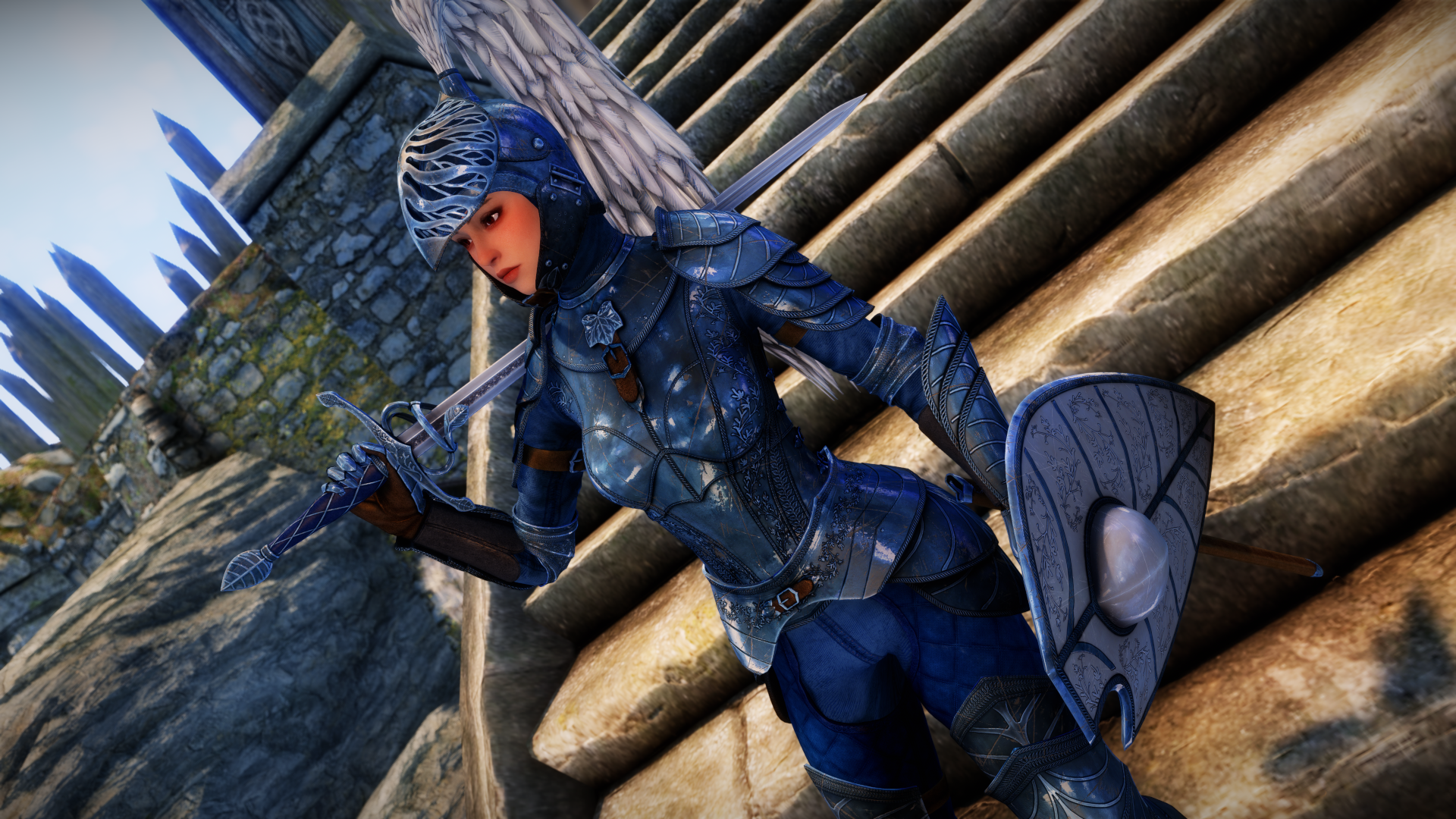 Viridian Knight - Recolored mod for The Elder Scrolls V: Skyrim Special Edition