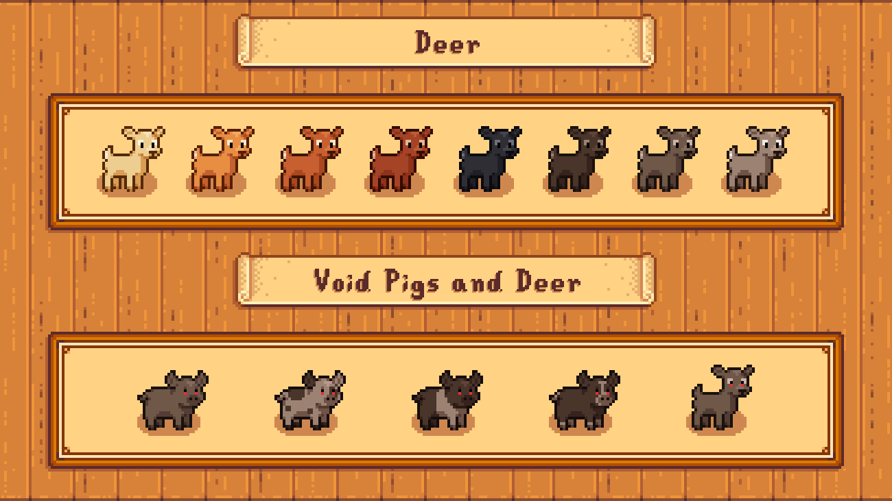 Elle's Cuter Barn Animals mod for Stardew Valley
