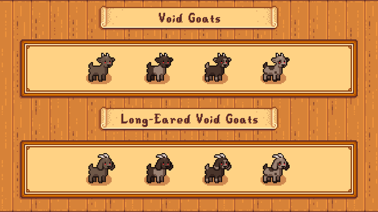 Elle's Cuter Barn Animals mod for Stardew Valley