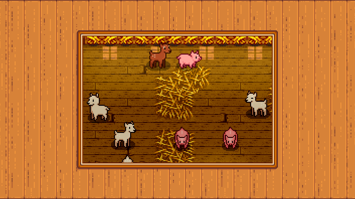 Elle's New Barn Animals mod for Stardew Valley