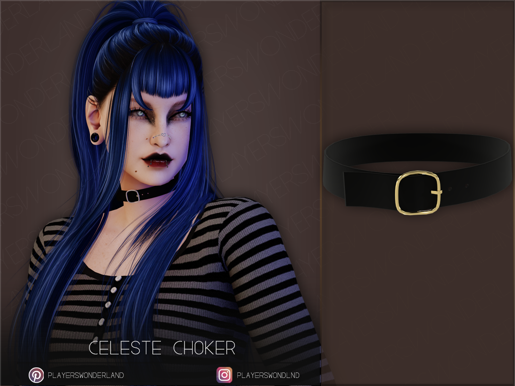 Celeste Choker mod for The Sims 4 