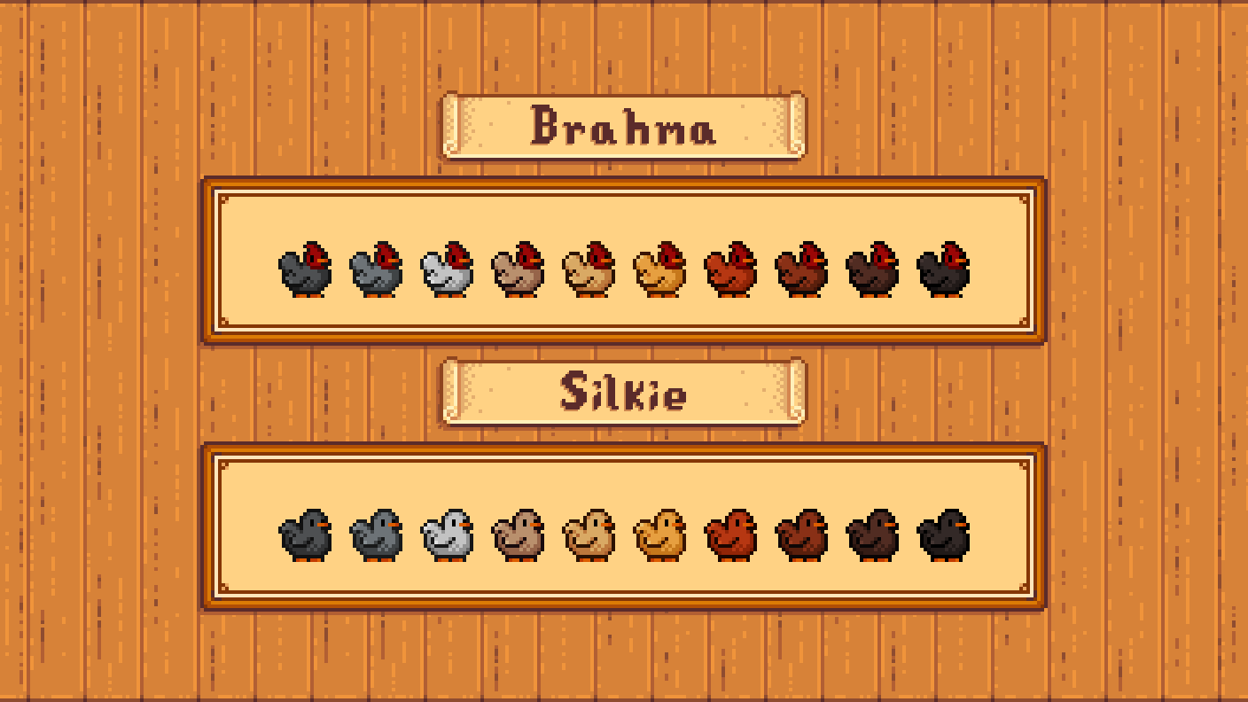 Elle's Old Coop Animals - Stardew Valley