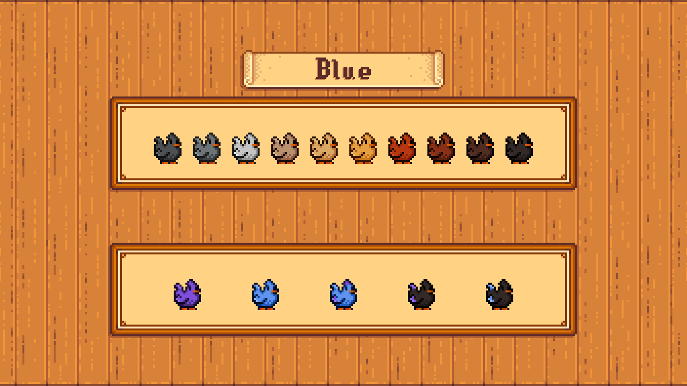 Elle's Old Coop Animals - Stardew Valley