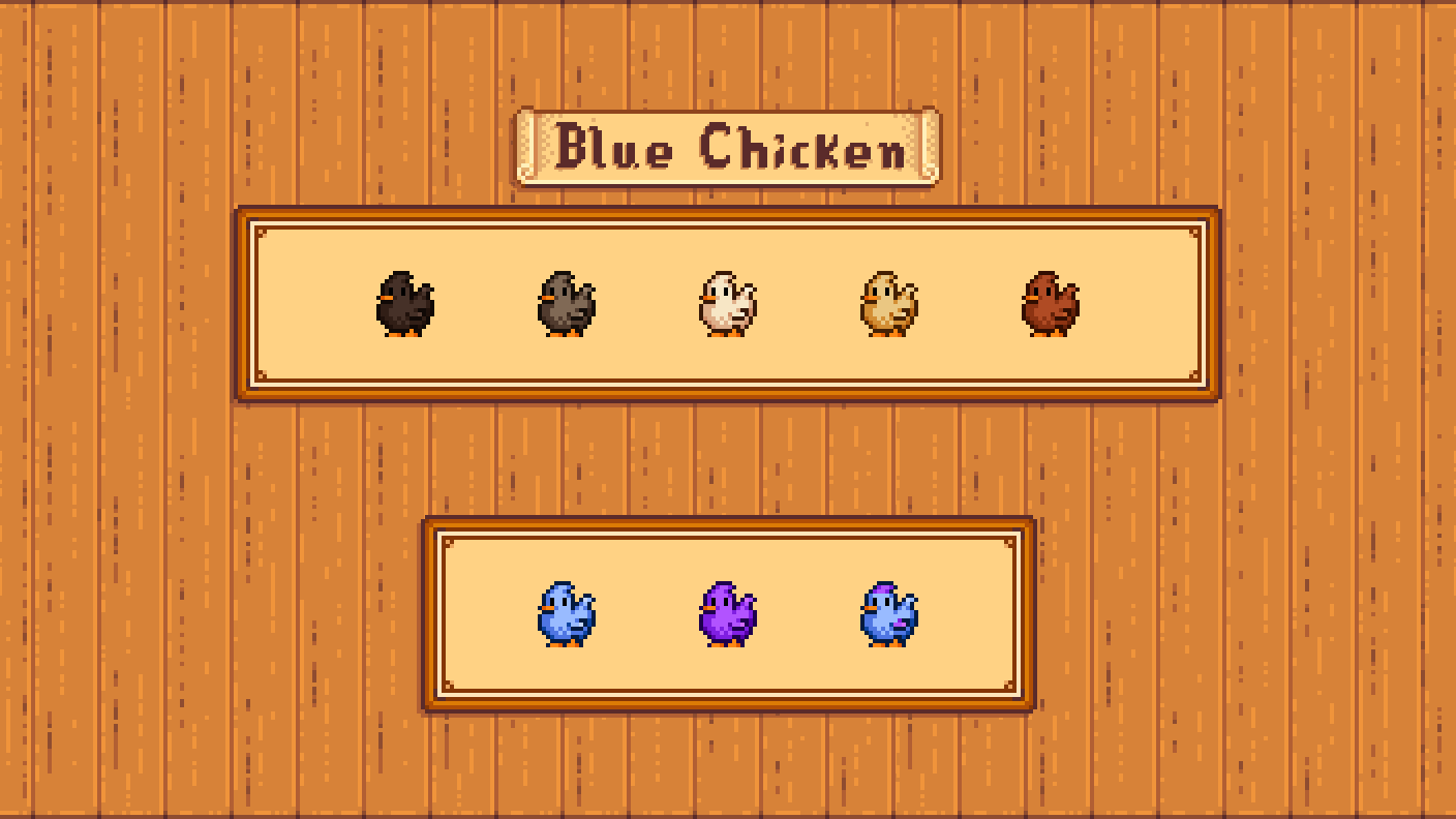 Elle's New Coop Animals mod for Stardew Valley