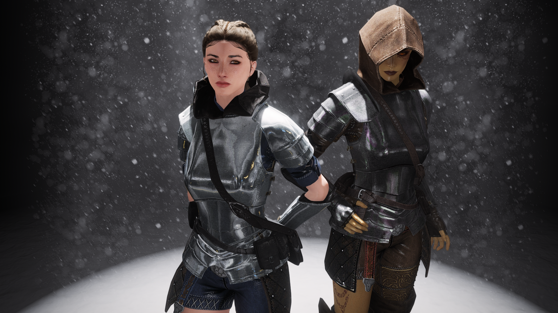 Wayward Ranger Armor - CBBE 3BA - BHUNP mod for The Elder Scrolls V: Skyrim Special Edition