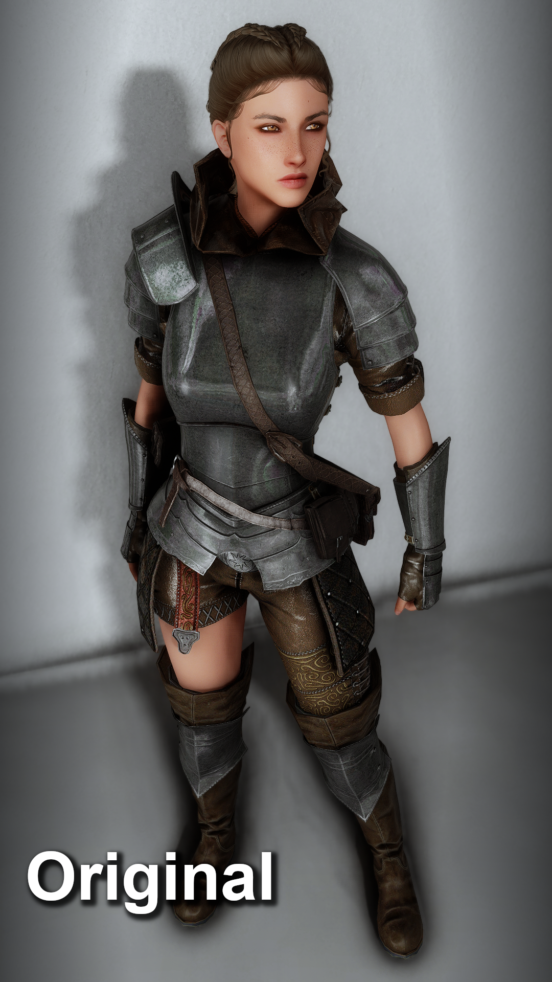 Wayward Ranger Armor - CBBE 3BA - BHUNP mod for The Elder Scrolls V: Skyrim Special Edition