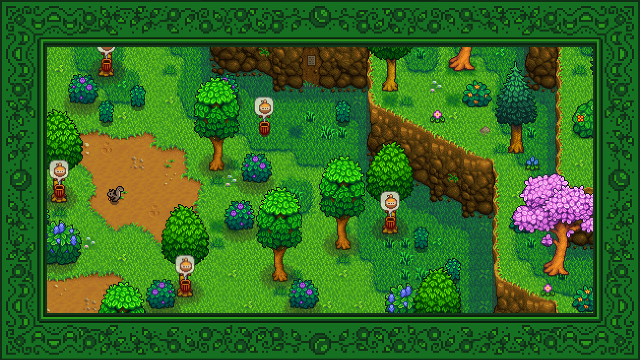 Elle's Cuter Foliage mod for Stardew Valley