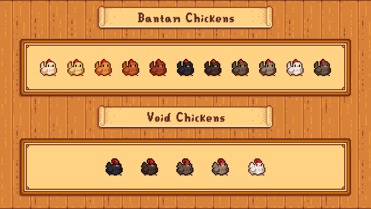 Elle's Cuter Coop Animals mod for Stardew Valley