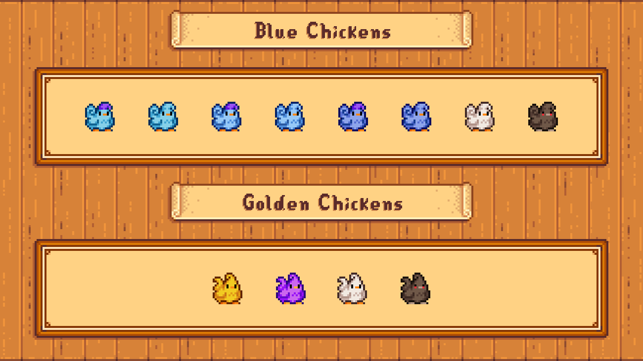 Elle's Cuter Coop Animals mod for Stardew Valley