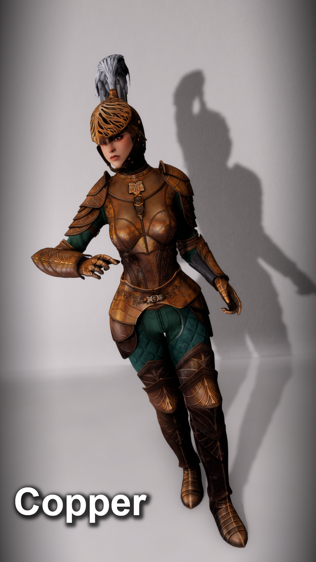 Viridian Knight - Recolored mod for The Elder Scrolls V: Skyrim Special Edition