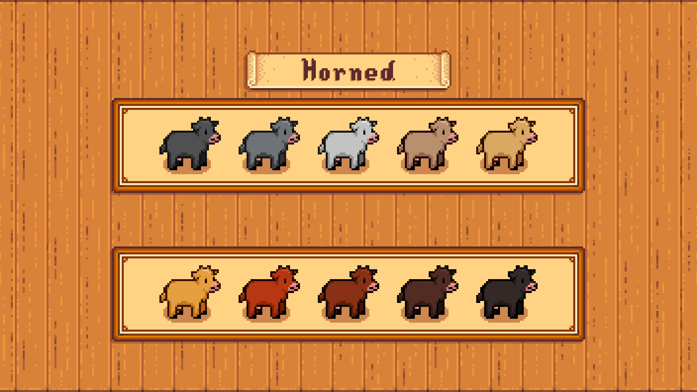 Elle's Old Barn Animals - Stardew Valley