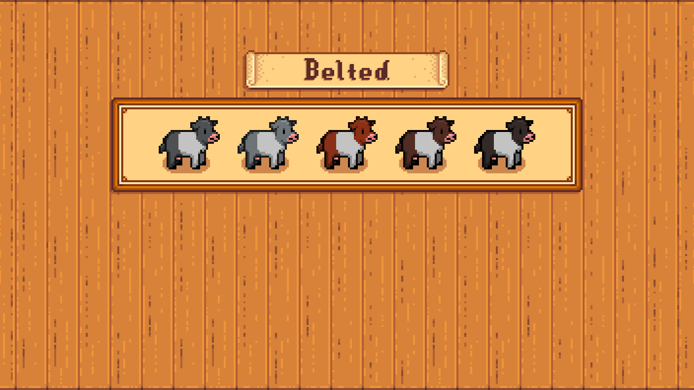 Elle's Old Barn Animals mod for Stardew Valley